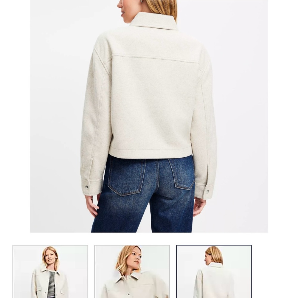 LOFT Light Tan Utility Jacket - Picture 10 of 11
